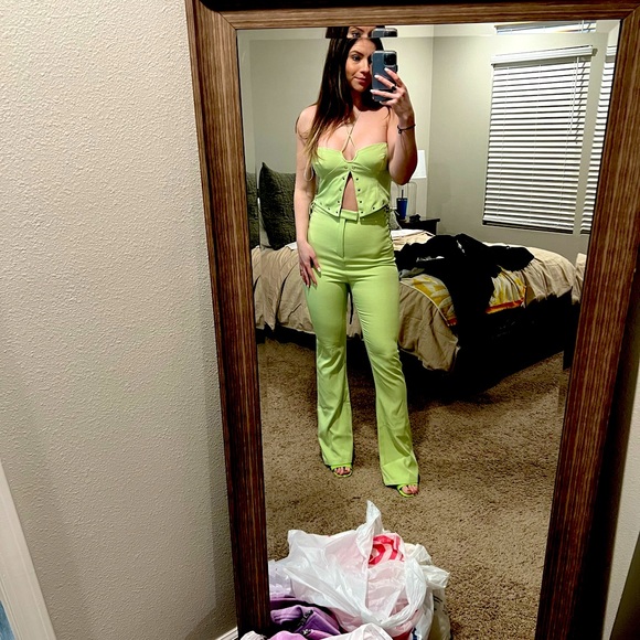 princess polly green set size 6 - Picture 3 of 3